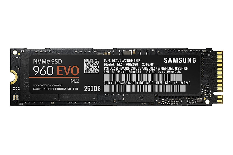 Samsung 960 EVO Series PCIe NVMe - M.2 Internal SSD - مساحة تخزين